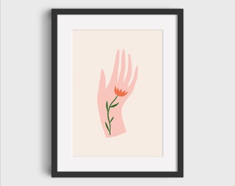 Colourful and Stylish Hand Illustration Print for the Home