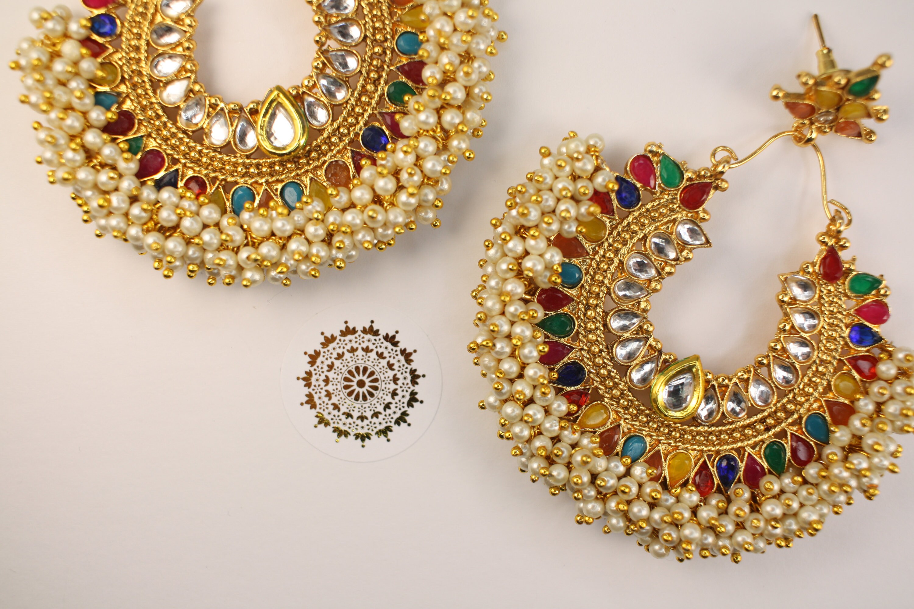 Indian Jewellery UK Kundan Earrings Indian Jewellery Etsy UK