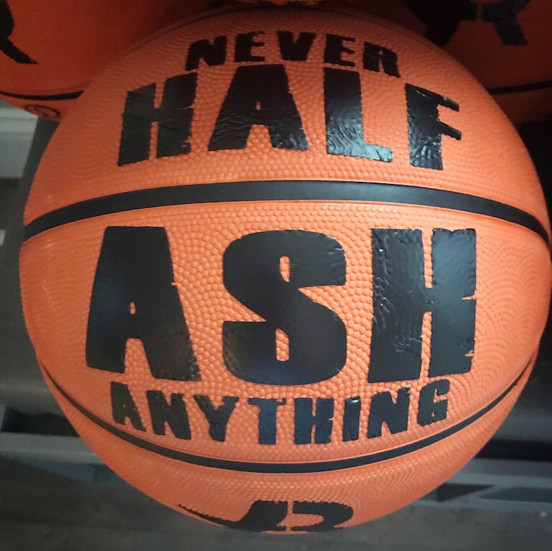Personalized Basketballs With Name or Logo Regulation or Mini Etsy