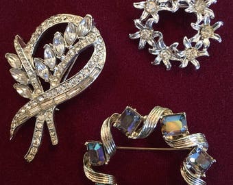 estate jewelry brooches