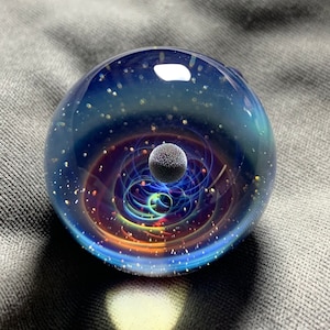 Colgante de estrella cósmica, collar de estrellas hecho a mano, joyería de resina de cielo estrellado, collar de planeta, collar de meteorito cósmico, collares de auroras boreales
