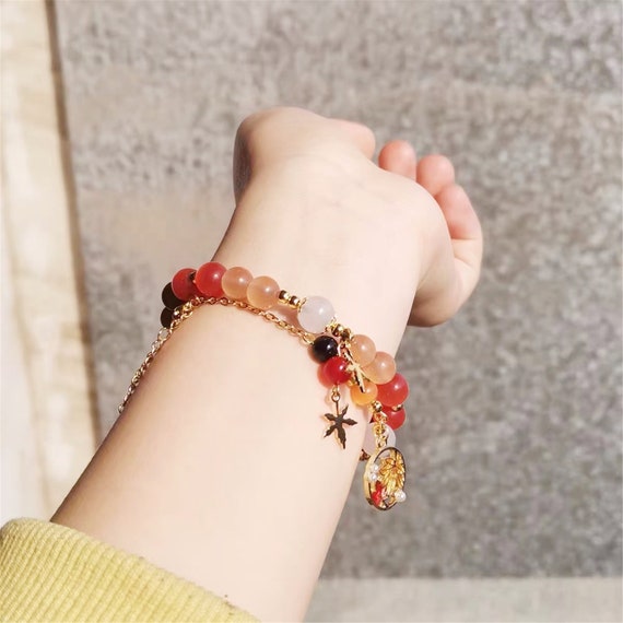 Buy Leaf Bracelet/autumn Jewelry for Women/handknotted Bracelet/hippie  Bracelet/simple Bracelet/boho Jewelry/macrame Leaf Bracelet/friendship  Online in India - Etsy