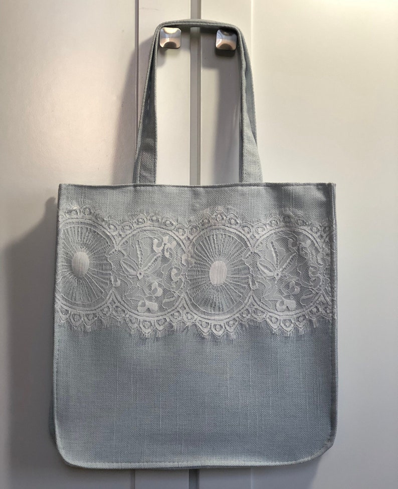 Elegant and Feminine for any Age Large Lace Tote Bag Spacious and Well Made Lined Inside and Super Strong Tote for the Modern Women