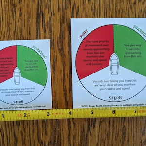 Rules of the &quot;Road&quot; Boating Vinyl Sticker