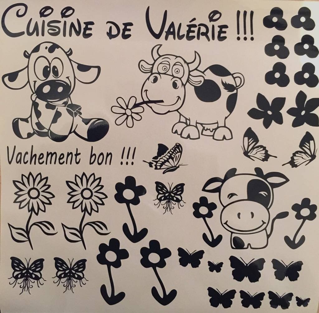 Planche Stickers Décoratifs Pour Cookeo