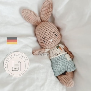Amigurumi Bunny Milu / Crochet Pattern / PDF Download / German