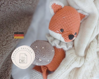 Amigurumi Fox Nova / Crochet Pattern / PDF Download / German and English