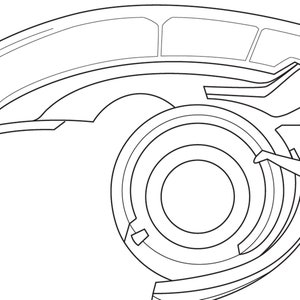 Odyssey Kayn Scythe - Prop Blueprint (League of Legends)