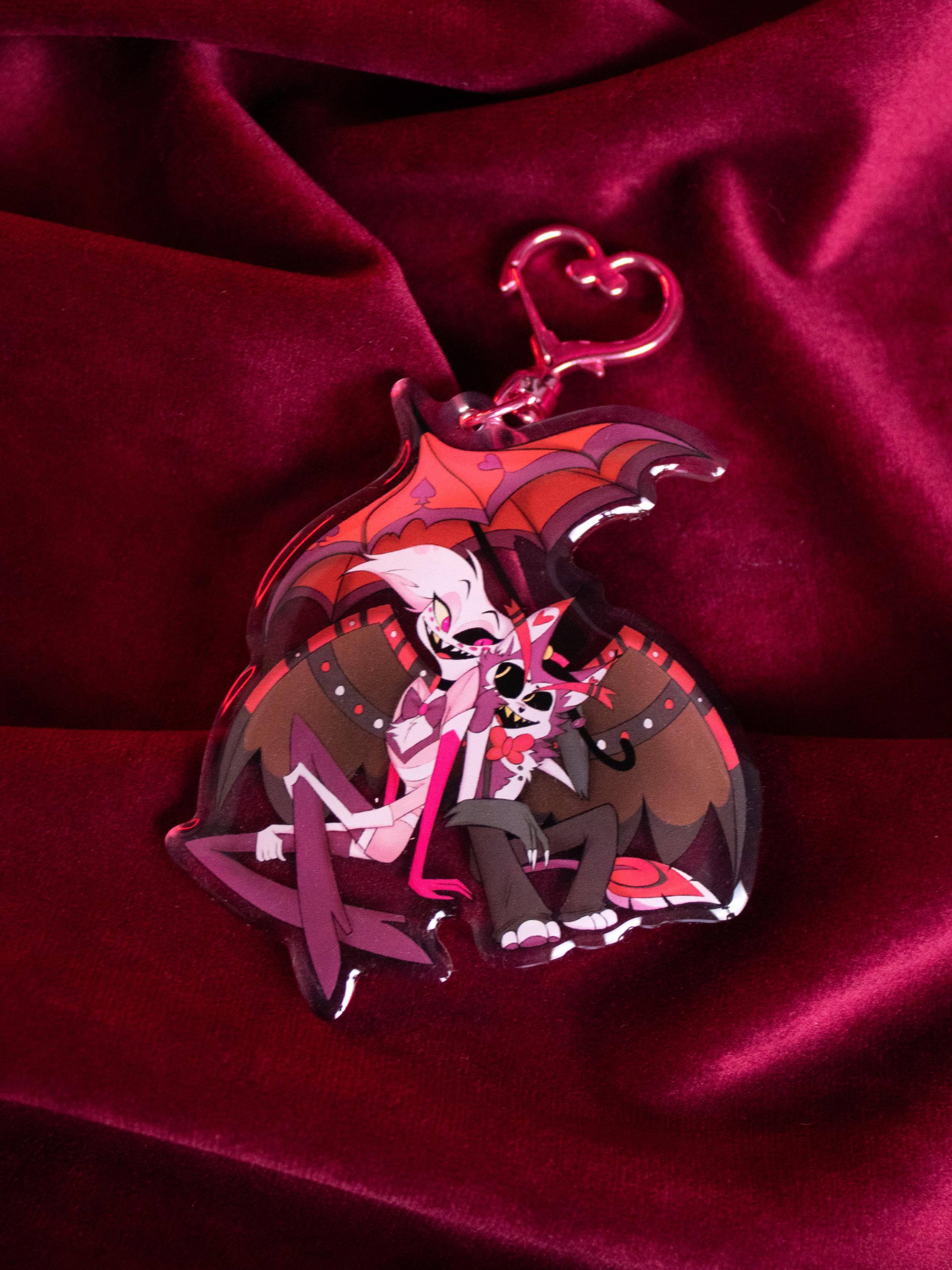 ハズビン ホテル アクリル キーチェーン - アラスター、ルシファー