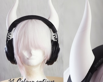 Large Demon Horns - 19 colours - Headset Accessories
