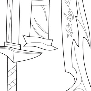 Yone Katanas and Sheath - Prop Blueprint (League of Legends)