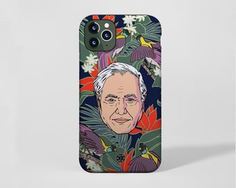 David Attenborough Phone Case | Bird of Paradise Design