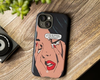 Vintage telefoonhoesje jaren 80 | Dubbellaagse, hoge slagvastheid