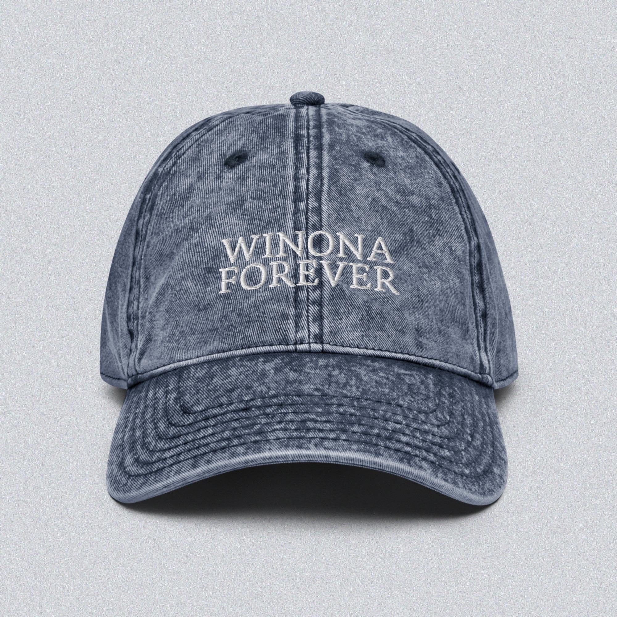 【オーストラリア購入】WINONA キャップ Winona Forever Vintage Denim Cap I Unisex Fit I Embroidered