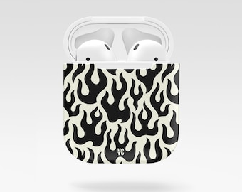 Flamme AirPod Case – Glänzend komplett gewickelt, AirPod Pro + Gen 1-3