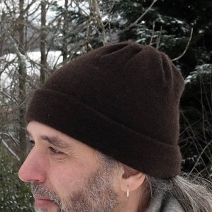 Double layer Yak Wool Beanie, Unisex, Warm, Soft, 100% Pure Yak Down Hat. Free shipping from Switzerland