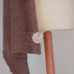 Big Throw Shawl made of 100% FINE LUXURY CASHMERE, Organic Beige Cashmere Shawl, Big Scarf, Throw image 9