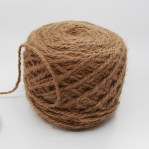 Yak, Camel, Sheep Wool Knitting Yarn, Un-dyed Mongolian Pure, Organic Yarn for Hand Knitting, Crochet, 100gr, Super warm wool for tricot
