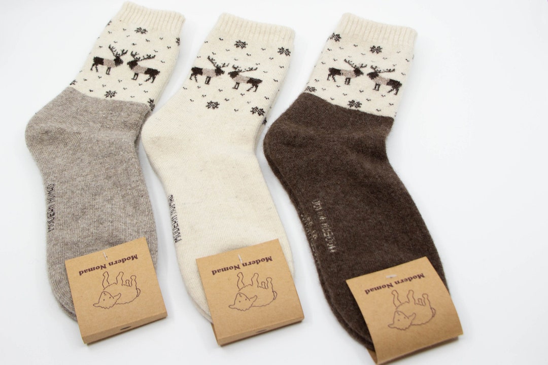 Hypoallergenic, Warm Wool Socks, Super Soft, Not Itchy, Fine Wool Socks