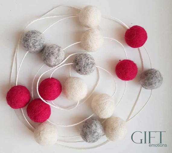 Wool ball sale decoration