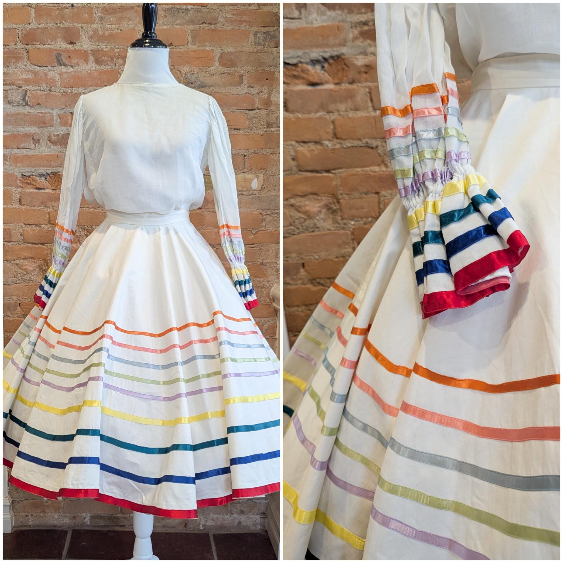 1950's Ribbon Dress - Etsy 1950's Ribbon Dress - Etsy