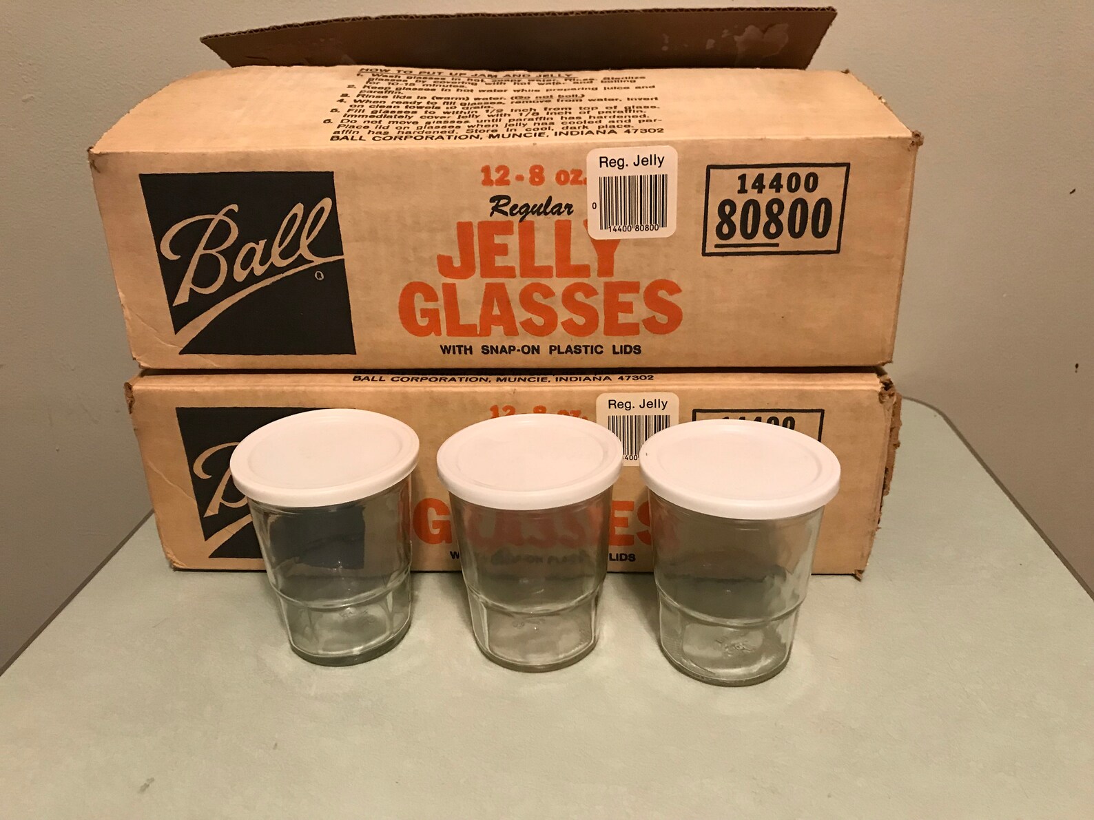 Lot of 24 Ball vintage 8 oz jelly glasses or jars with Ball Etsy