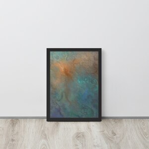 Selbstaktualisierung gerahmter Kunstdruck | Abstraktes Kunstwerk