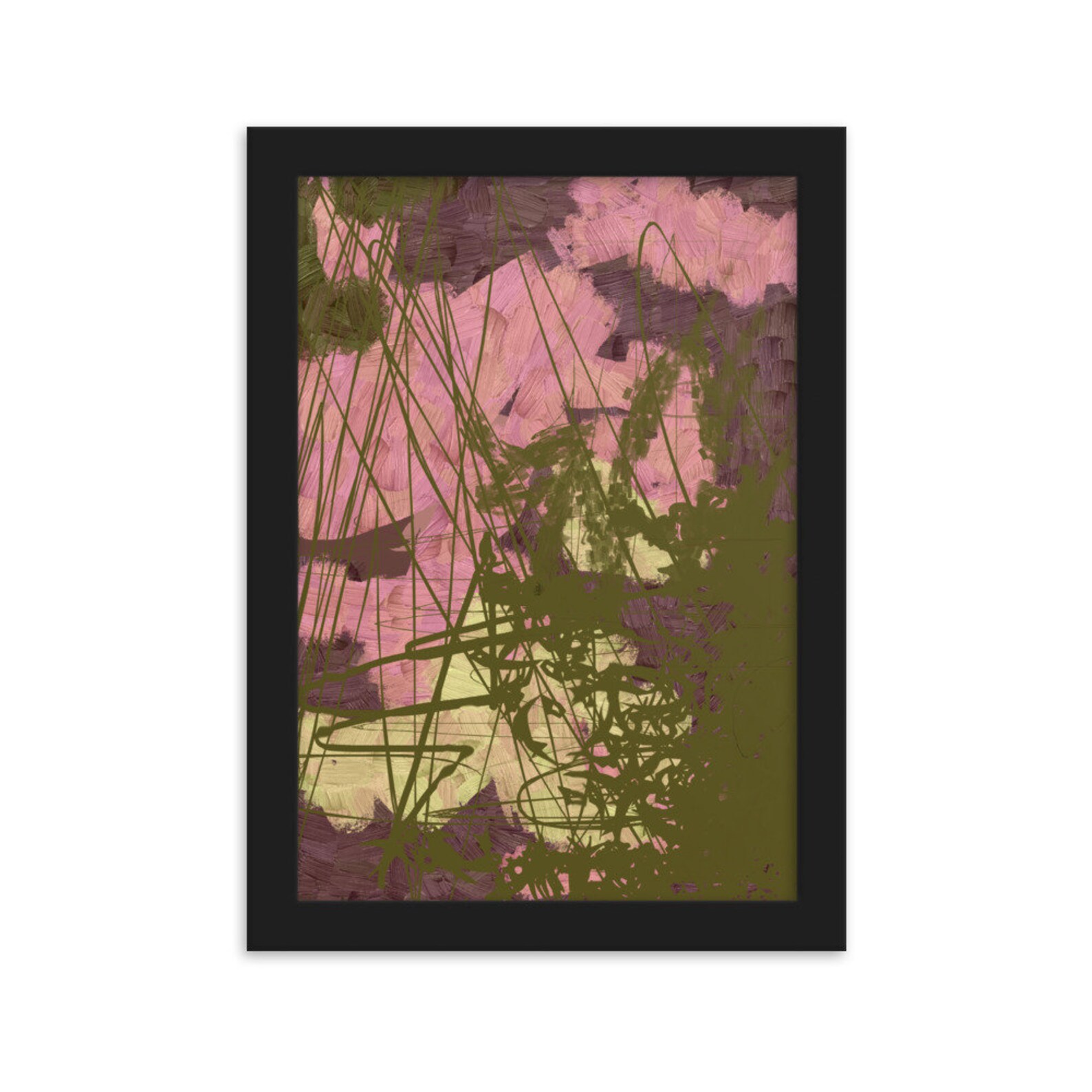 21 * 30 cm framed wall art - abstarct