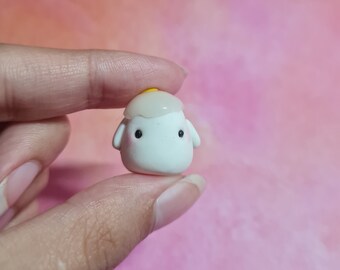 Eggy buddy polymer clay figurine/ charm