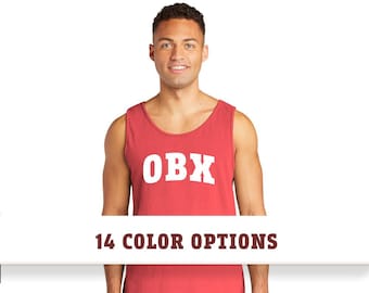 Comfort Colors OBX Outer Banks Short Sleeve Tank Top