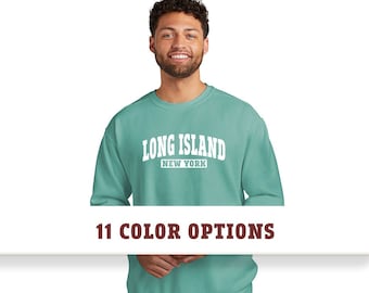 Comfort Colors Long Island New York Unisex Sweatshirt