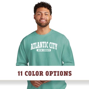 Comfort Colors Atlantic City New Jersey Sweatshirt
