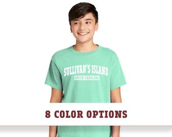 Comfort Colors Sullivan's Island South Carolina Short Sleeve Youth T-Shirt