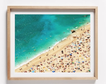 Beach Print, Coast Print, Aerial Beach, Beach Photography, Tropical Print, Summer Decor, Summer Wall Art, Ocean Wall Art, Coastal Print