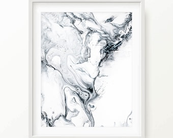 Marble Print, Black White Print, Marble Wall Art, Modern Print, Abstract Wall Art, Marble Decor, Marble Wall Art, Neutral Wall Art, Download