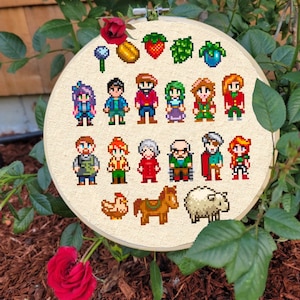 Stardew valley cross stitch pattern