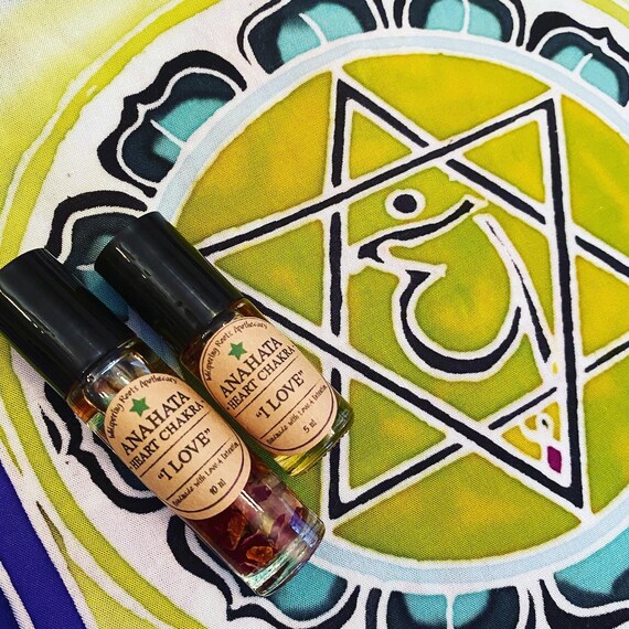 Anahata Heart Chakra Roll-On | Etsy