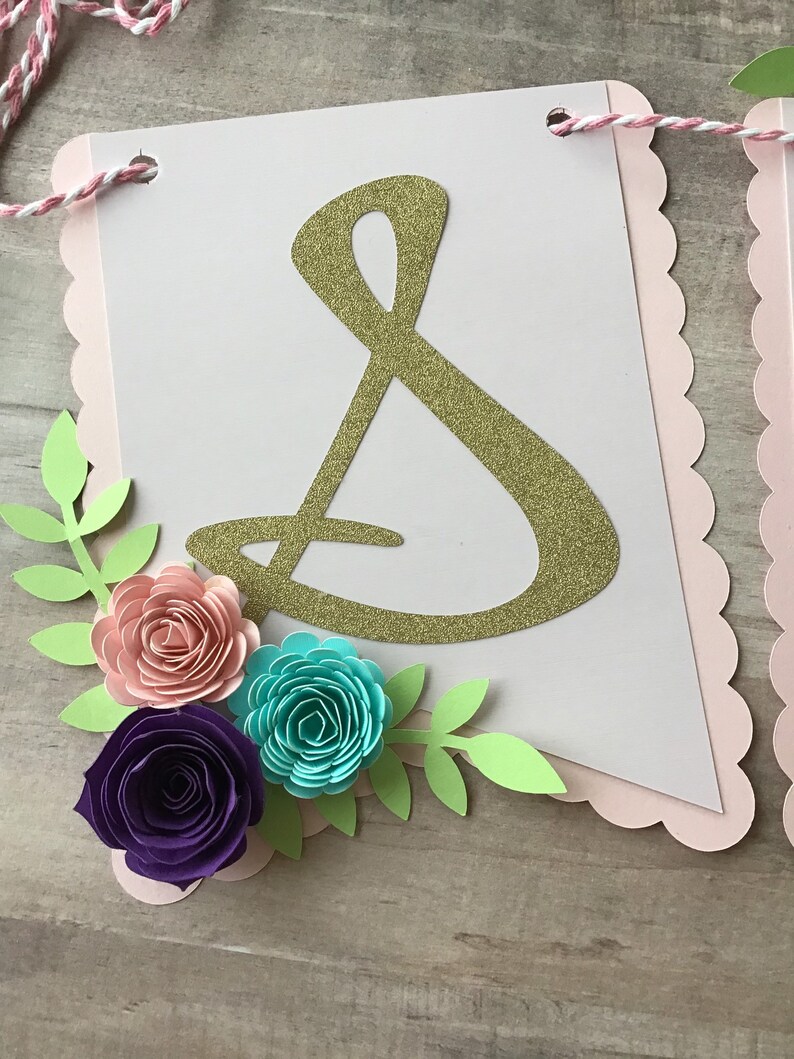 Personal Paper Banner Nursery Decor Paper Banner Baby Etsy