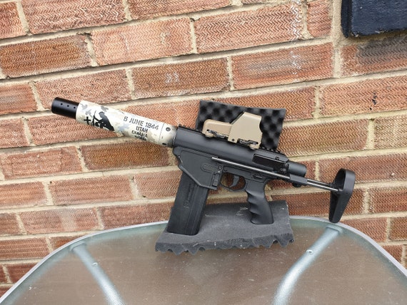 D-Working day handguard. 3d revealed and painted photograph relating to Free 3d Printable D&d Miniatures titled D-Working day handguard. 3d released and painted