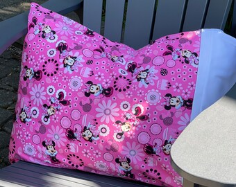 Minnie Mouse Disney inspired pillow case