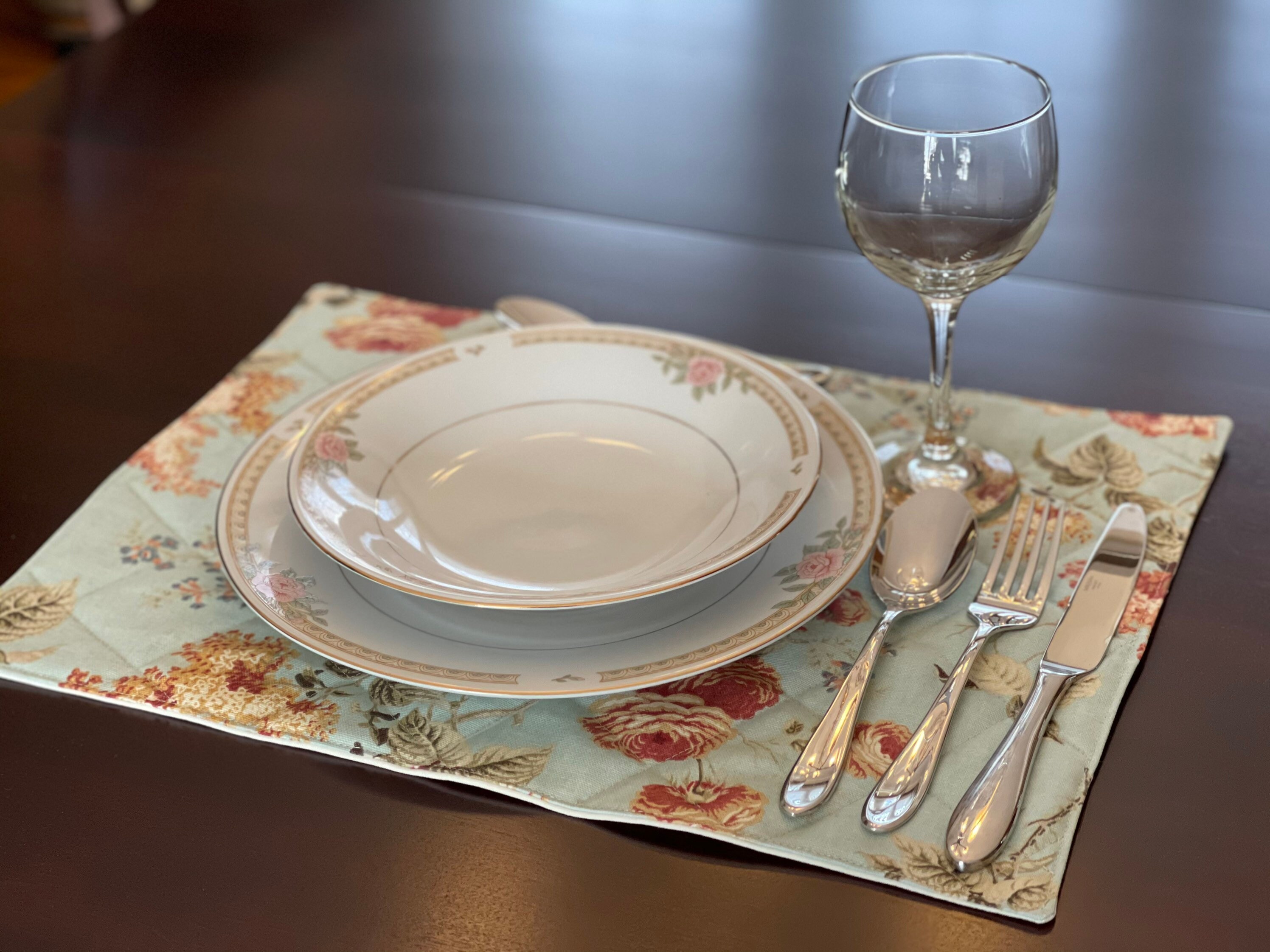 Shabby Chic Quilted Place Mats Etsy Canada