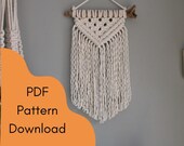 Macrame Pattern Wall Hanging / Beginners Wall Hanging Pattern / Digital Pattern / Modern Macrame /