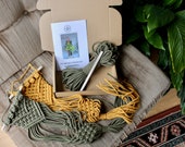 Macrame Plant Hanger Kit Make Your Own Plant Hanger Choose your own colour Macrame Wall Planter