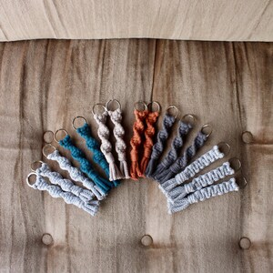 Macrame Keyrings / Macrame Keychain / Bag Accessory / Macrame Accessories /