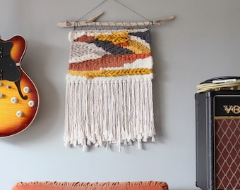 Autumn / Medium Woven Wall Hanging / Boho Decor / Wall Art