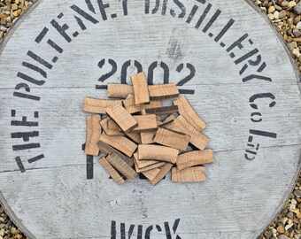 Trozos de barril de whisky escocés OLD PULTENEY de 300 g, para ahumar, añejar en madera, alcohol para barbacoa, cerveza casera.