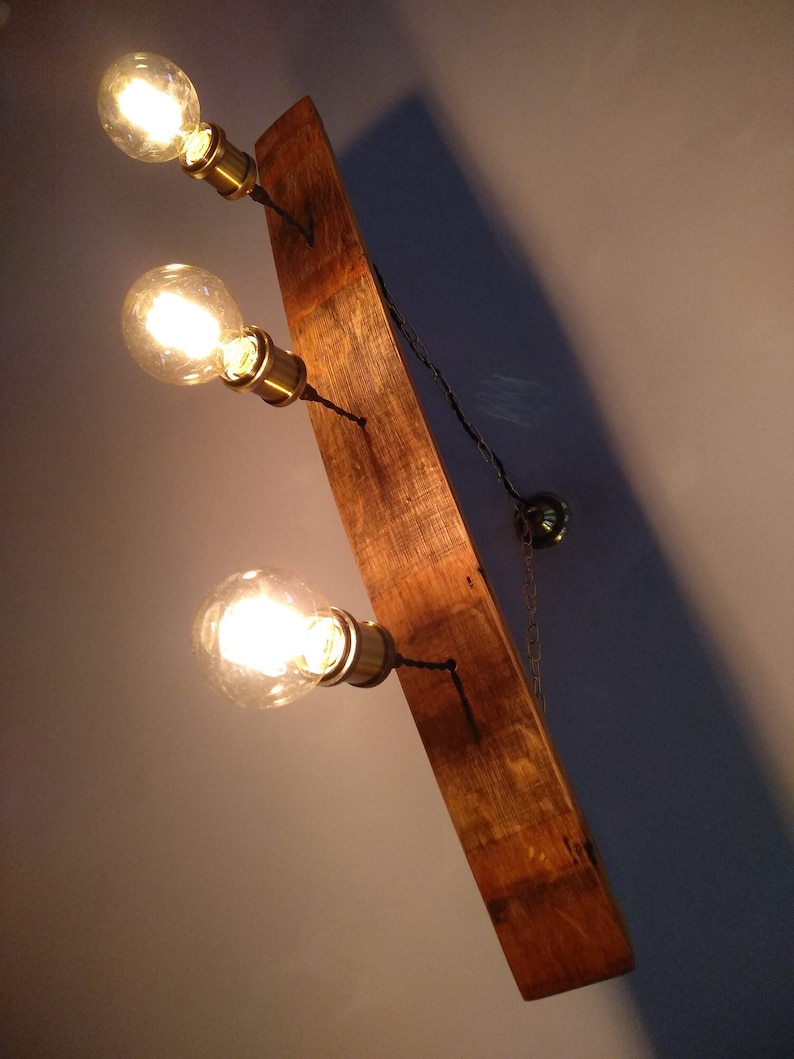 Whisky Barrel Light Scotch Barrel Lighting Hanging Light Etsy