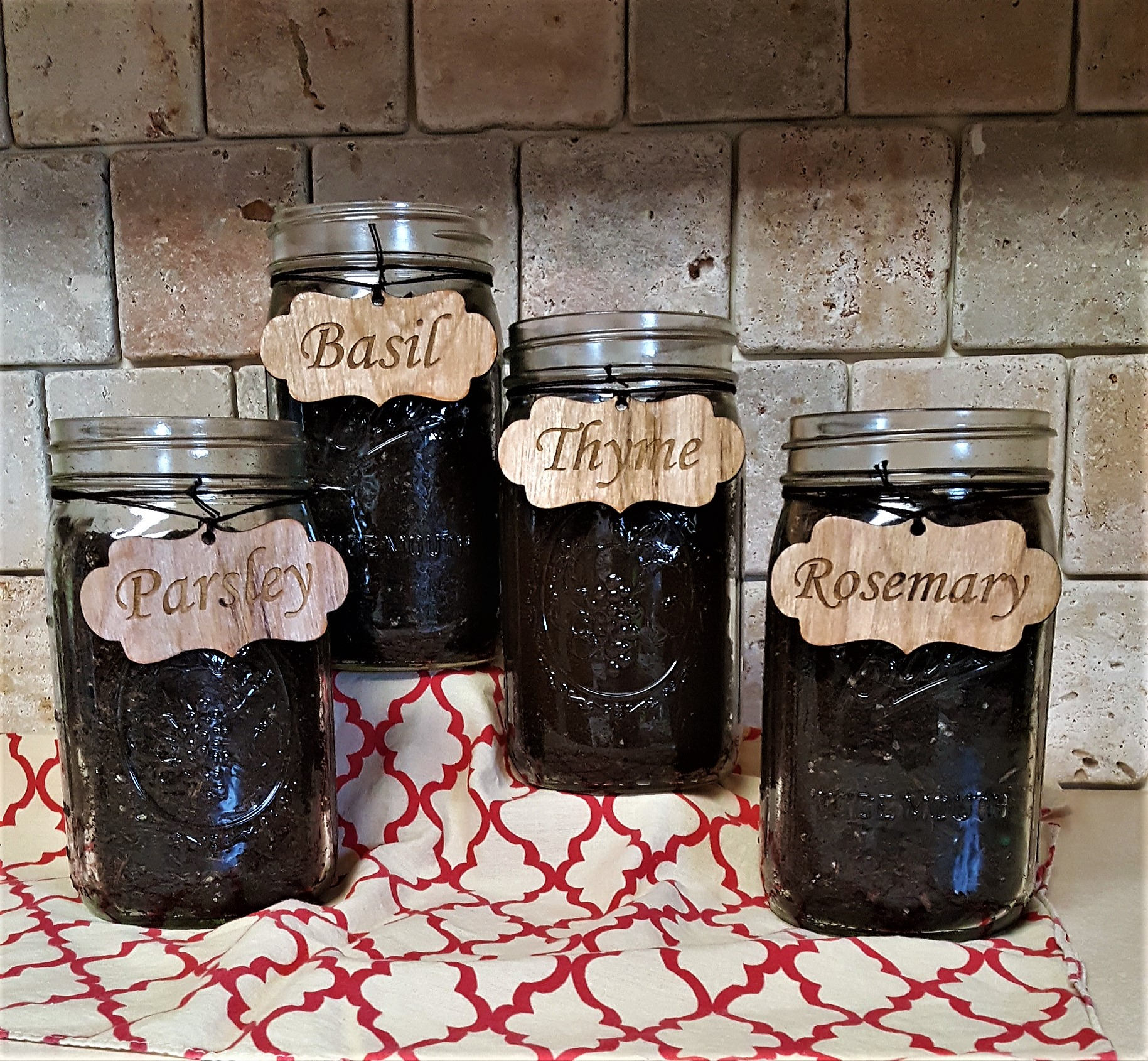 Timber Labels Wooden Tags- Wooden Labels- Garden Labels- Home Organization- Home ...