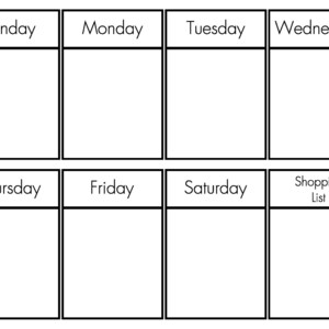 Weekly Schedule