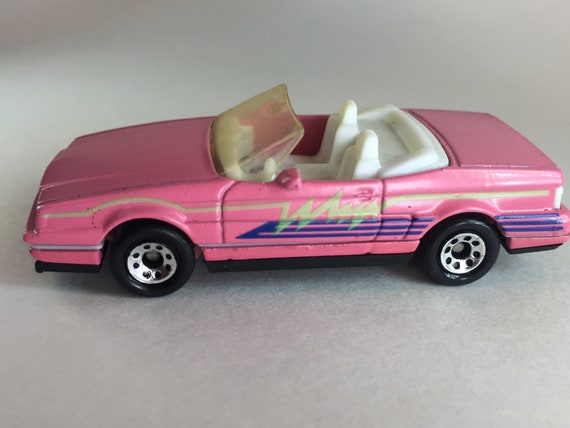 Matchbox No Sfmb72b Cadillac Allante Convertible In Mint Condition Pink Body White Interior 1987 Vintage By Matchbox Intl Made In Thailand